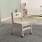 Flash Furniture Bright Beginnings  Commercial Grade Wooden Classroom Chairs, 10" Seat Height with Non-Slip Foot Caps and Built-In Carrying Handle, Natural, PK2 MK-KE24435-GG - alternate 3